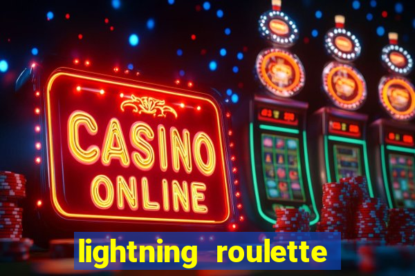 lightning roulette como jogar